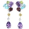 Image 1 : Natural TOPAZ PERIDOT GARNET AMETHYST Pendant