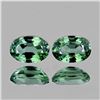 Image 1 : NATURAL CEYLON GREEN SAPPHIRE PAIR - FL