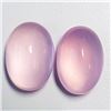Image 1 : Natural Pastel Pink Rose Quartz Pair 32.62 Ct- Flawless
