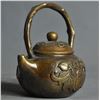 Image 6 : Old Chinese Bronze Crane Bat Peach Statue Teapot