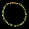 Image 1 : Natural Rich Green Emerald 61.35 Ct Bracelet