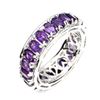 Image 1 : Natural Intense Purple Amethyst Ring