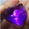 Image 1 : Natural Crystal Deep Purple Amethyst Rough 140 Carats