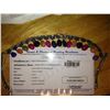 Image 2 : BEAUTIFUL CERTIFIED MUTI COLOR ONYX NECKLACE
