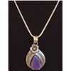 Image 1 : GORGEOUS 7.75 CT ARIZONA LAVENDER TURQUOISE PENDANT .