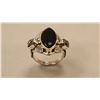 Image 1 : STUNNING BLACK ONYX AND HERKIMER DIAMOND RING