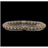 Image 2 : 1.65 ctw Diamond Bracelet - 14KT Tri Color Gold