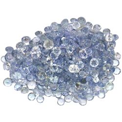 22.15 ctw Round Mixed Tanzanite Parcel