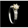 Image 4 : 1.01 ctw Diamond Ring - 18KT Yellow And White Gold