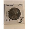 Image 1 : Beautiful 1970 Sweden PROOF 2 Kronon Coin Nice Early Coin