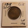Image 1 : 1912 Canada Large 1 Cent Nice Early Coin