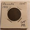Image 1 : 1913 Canada Large 1 Cent Nice Early Coin
