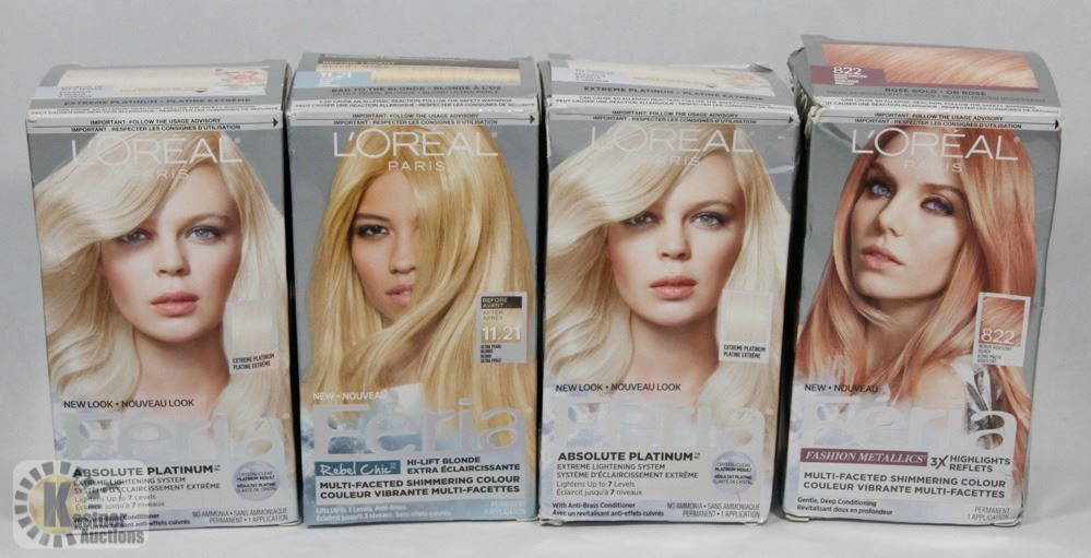 4 Boxes Of Loreal Feria Hair Dye