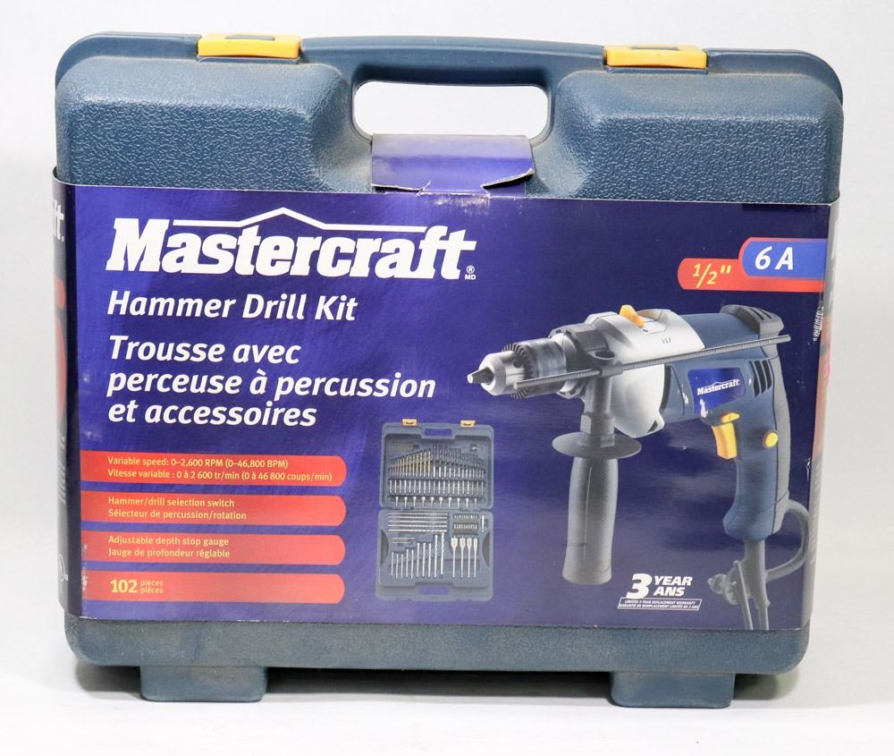NEW MASTERCRAFT HAMMER DRILL