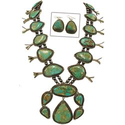 Navajo Necklace and Earrings - E.A.