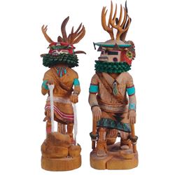 2 Hopi Kachina Carvings