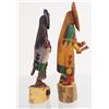 Image 4 : 2 Hopi Kachina Carvings