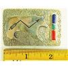 Image 7 : Zuni Belt Buckle - "LJH"