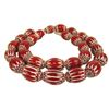 Image 1 : Red Chevron Beads