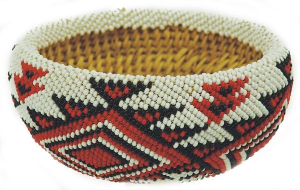 Pomo Designs Pomo Beaded Basket