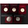 Image 2 : 1970'S CANADIAN SILVER DOLLARS LOT