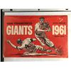Image 1 : 1961 SAN FRANCISCO GIANTS OFFICIAL SCORECARD