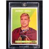 Image 1 : 1958-59 BOBBY HULL SIGNED REPRINT HOCKEY CARD