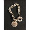 Image 1 : TIFFANY & COMPANY 925 SILVER CHARM BRACELET