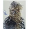 Image 1 : Peter Mayhew Signed "Star Wars" 11x14 Photo (Beckett COA & Chewbacca Hologram)
