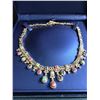 Image 2 : EMERALDS, RUBY'S & SAPPHIRES ON WHITE GOLD NECKLACE