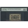 Image 1 : 10 CENT THIRD ISSUE FRACTIONAL CURRENCY (55 ABOUT UNCIRCULATED) PMG