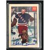 Image 1 : 1954-55 PARKHURST JOHNNY BOWER ROOKIE REPRINT AUTO CARD