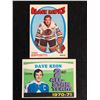 Image 1 : 1971-72 O-PEE-CHEE HOCKEY CARD LOT (ESPOSITO/ KEON)