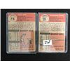 Image 2 : VINTAGE BASEBALL CARD LOT