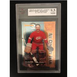 1999-00 UD CENTURY LEGENDS #AC12 TERRY SAWCHUK ALL CENTURY TEAM (9.5 NGM)