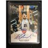 Image 1 : LEAF BASKETBALL  MILES PLUMLEE AUTOGRAPHED BASKETBALL CARD
