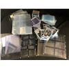 Image 1 : LARGE LOT OF SLEEVES AND HARD CASE PROTECTIVE CASES