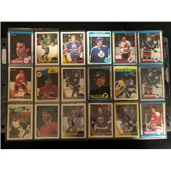 VINTAGE NHL STAR AND ROOKIE CARD LOT