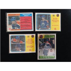EARLY 80'S WAYNE GRETZKY CARD LOT