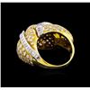 Image 3 : 5.40 ctw Diamond Ring - 18KT Yellow Gold