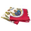 Image 1 : Hermes Burgundy Multicolor Qu'importe le Flacon Catherine Baschet Silk Scarf 90