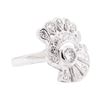 Image 1 : 0.65 ctw Diamond Ring - 14KT White Gold
