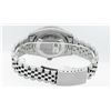 Image 8 : Rolex Mens Stainless Steel Black Diamond Lugs & Ruby Datejust Wristwatch