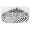 Image 9 : Rolex Mens Stainless Steel Black Diamond Lugs & Ruby Datejust Wristwatch