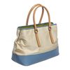 Image 2 : Coach Beige Brown Canvas Leather Tote Bag