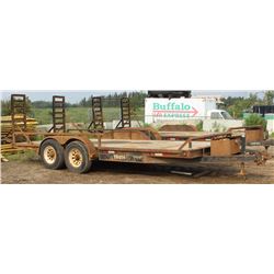 2008 8X18 FLAT DECK TRAILER