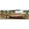 Image 1 : 2008 8X18 FLAT DECK TRAILER