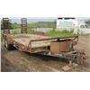 Image 1 : 2007 8X18 FLAT DECK TRAILER