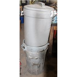 LOT OF 3 GARBAGE CONTAINERS