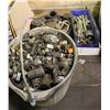 Image 1 : BUCKET & 2 BOXES OF ASSORTED BOLTS, CONNECTORS &